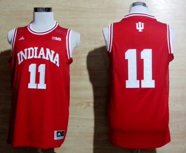 Isiah Thomas Jersey #11 Indiana Hoosiers NCAA Basketball New Red