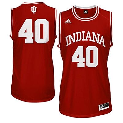 Cody Zeller Jersey #40 Indiana Hoosiers NCAA Basketball Red Logo
