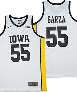 Luka Garza Jersey #55 Iowa Hawkeyes NCAA Basketball Jersey White