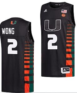 Isaiah Wong Jersey Miami Hurricanes