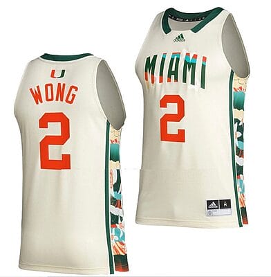Isaiah Wong Jersey #2 Miami Hurricanes College Basketball White Honoring Black Excellence