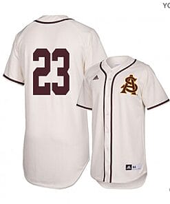 Justin Fall Jersey #23 Arizona State Sun Devils Baseball NCAA College Alumni White