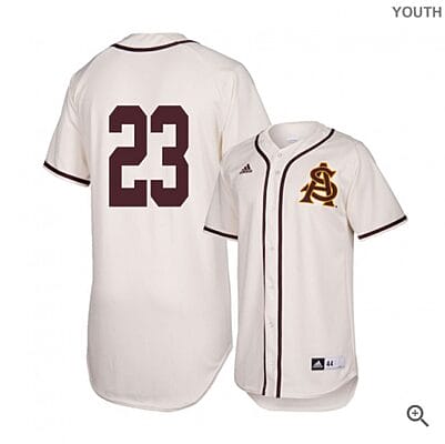 Justin Fall Jersey #23 Arizona State Sun Devils Baseball NCAA College Alumni White