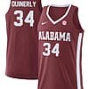 Jahvon Quinerly Jersey #34 Alabama Crimson Tide College Basketball Replica Crimson