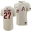 James McCann Jersey #27 Arkansas Razorbacks College Baseball Full-Button Natural