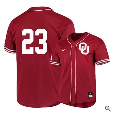 Jaret Godman Jersey #23 Oklahoma Sooners Baseball NCAA College Red Elite Alumni