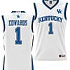Justin Edwards Jersey #1 Kentucky Wildcats NIL College Basketball Lightweight White