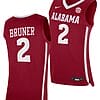 Jordan Bruner Jersey Alabama Crimson Tide College Basketball Crimson #2