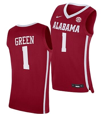 JaMychal Green Jersey Alabama Crimson Tide College Basketball Crimson #1