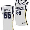 JLuka Garza Jersey #55 Iowa Hawkeyes College Basketball Black Swingman