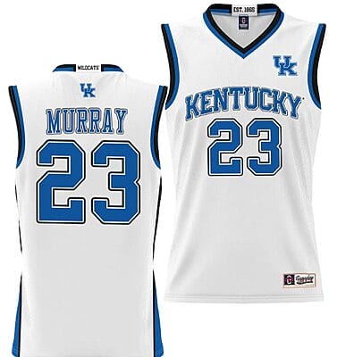 Jamal Murray Jersey #23 Kentucky Wildcats NIL College Basketball Lightweight White