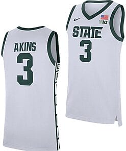 Jaden Akins Jersey Michigan State Spartans