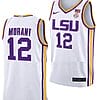 Ja Morant Jersey #12 LSU Tigers College Basketball Limited White