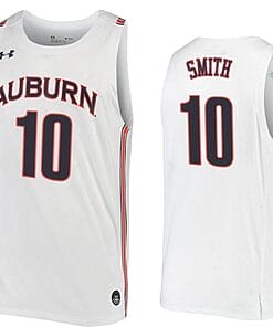 Jabari Smith Jr Jersey #10 Auburn Tigers College Basketball White
