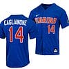 Jac Caglianone Jersey #14 Florida Gators College Baseball Full-Button Royal