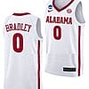 Jaden Bradley Jersey Alabama Crimson Tide College Basketball 2023 NCAA March Madness White #0