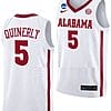 Jahvon Quinerly Jersey Alabama Crimson Tide College Basketball 2023 NCAA March Madness White #5