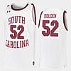 Jair Bolden Jersey #52 South Carolina Gamecocks College Basketball White Replica