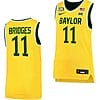Jalen Bridges Jersey #11 Baylor Bears College Basketball Replica Gold