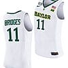 Jalen Bridges Jersey #11 Baylor Bears College Basketball White