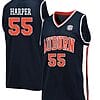 Jalen Harper Jersey #55 Auburn Tigers College Basketball Navy