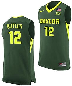 Jared Butler Jersey Baylor Bears College Basketball Green Replica #12