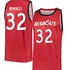 Jarrett Hensley Jersey #32 Cincinnati Bearcats College Basketball Red