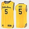 Jason Kidd Jersey #5 California Golden Bears College Basketball Yellow