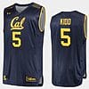 Jason Kidd Jersey #5 California Golden Bears College Basketball Navy