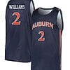 Jaylin Williams Jersey #2 Auburn Tigers College Basketball Navy