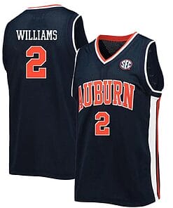 Jaylin Williams Jersey #2 Auburn Tigers College Basketball Navy