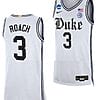 Jeremy Roach Jersey Duke Blue Devil College Basketball 2023 NCAA March Madness White #3