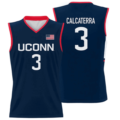 Joey Calcaterra Jersey UConn Huskies College Basketball Navy #331
