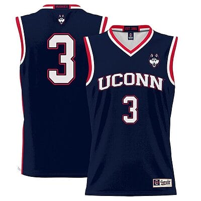 Joey Calcaterra Jersey UConn Huskies College Basketball No Name Navy #31
