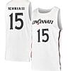 John Newman III Jersey #15 Cincinnati Bearcats College Basketball White