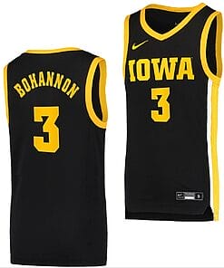 Jordan Bohannon Jersey Iowa Hawkeyes