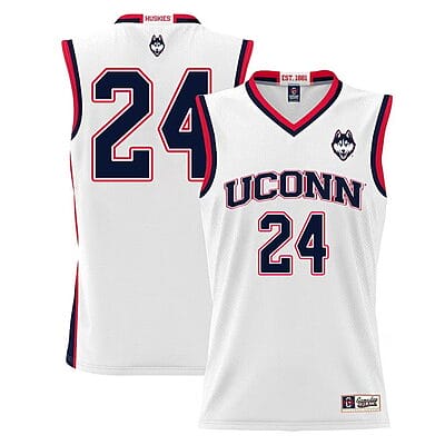 Jordan Hawkins Jersey UConn Huskies College Basketball White #241
