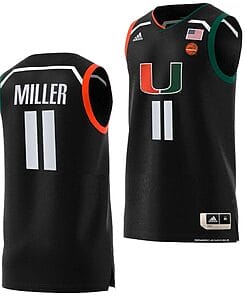 Jordan Miller Jersey Miami Hurricanes