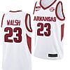 Jordan Walsh Jersey #23 Arkansas Razorbacks College Basketball Equality White