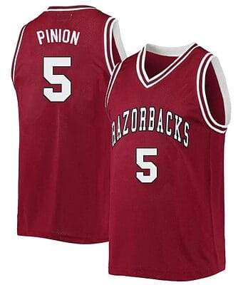 Joseph Pinion Jersey #5 Arkansas Razorbacks College Basketball Red