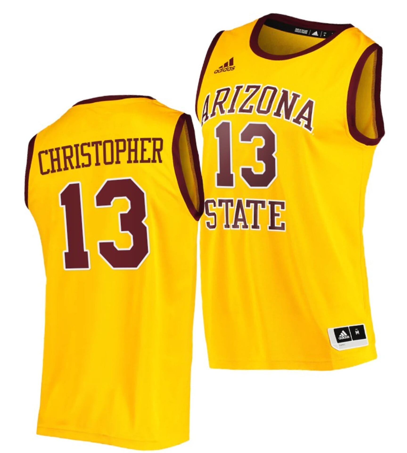 Josh Christopher Jersey Arizona State Sun Devils College Basketball Gold #13