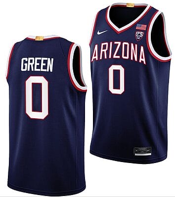 Josh Green Jersey #0 Arizona Wildcats College Basketball Limited Navy