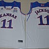 Josh Jackson Jersey #11 Kansas Jayhawks NCAA Basketball Blue White