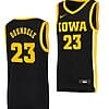 Josh Ogundele Jersey #23 Iowa Hawkeyes College Basketball Black Swingman