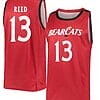 Josh Reed Jersey #13 Cincinnati Bearcats College Basketball Red