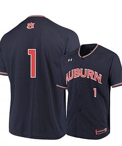 Judd Ward Jersey #1 Auburn Tigers Baseball NCAA College Navy Alumni