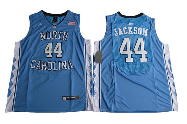Justin Jackson Jersey #44 North Carolina Tar Heels NCAA Basketball Blue