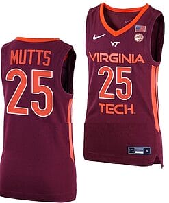 Justyn Mutts Jersey Virginia Tech Hokies
