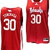 Keisei Tominaga Jersey #30 Nebraska Cornhuskers Basketball Throwback 2023-24 Red