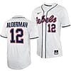 Kemp Alderman Jersey #12 Ole Miss Rebels College Baseball White